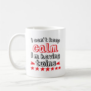 Mug Jolis twins keep calm mot art