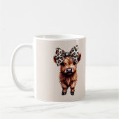 Mug Jolis vaches des Highlands bronzées (Gauche)