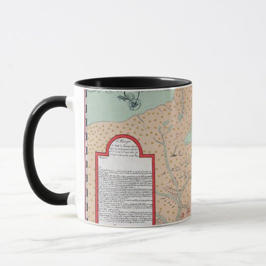 MUG JOLLIET : L'AMÉRIQUE DU NORD 1674 (Gauche)