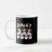 Mug Jolly 6 7 Six Seven Meme Christmas Women Men Kids (Gauche)