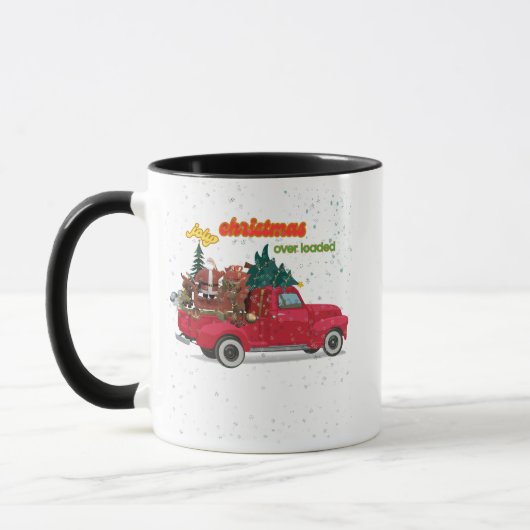 Mug Jolly Christmas Overloaded Truck (Gauche)