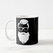 Mug Jolly Hip Hipster Santa Claus (Gauche)