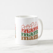 Mug Jolly Mama Retro Vacances de Noël Super (Devant droit)