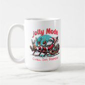 Mug Jolly Mode Santa Chill Sip Repeat  for Coworker (Gauche)