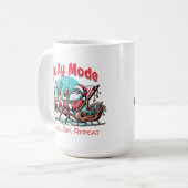 Mug Jolly Mode Santa Chill Sip Repeat  pour Collègue d (Devant gauche)