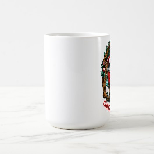 Mug Jolly Père Noël Apprécie Une Bière (Centre)