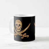 Mug Jolly roger d'or (Devant gauche)