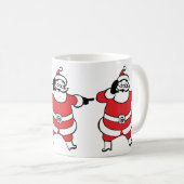 Mug Jolly Santa Claus appelle Reindee à Noël (Devant droit)