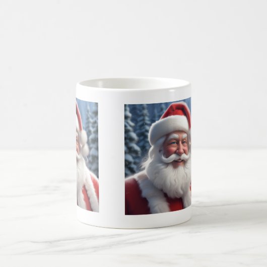 Mug "Jolly Santa Claus - Festive Christmas Mug" (Centre)