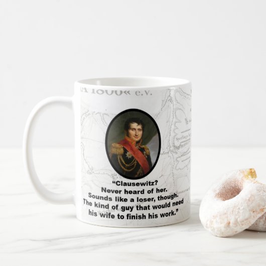 Mug Jomini pense que Clausewitz est perdant (Avec donut)
