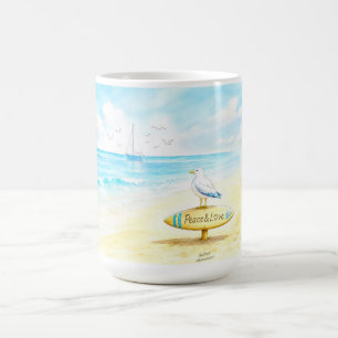 Mug Jon Seagull - Paix & Amour