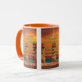 Mug Jonah 2:6 KJV Bible Verse Pic Deux Tons (Devant gauche)