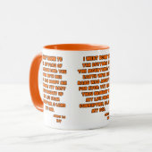 Mug Jonah 2:6 Verset Bible de KJV Deux Tons (Devant gauche)