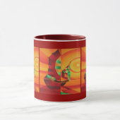 Mug Joncs Cubistes Sur La Mer Rouge (Centre)
