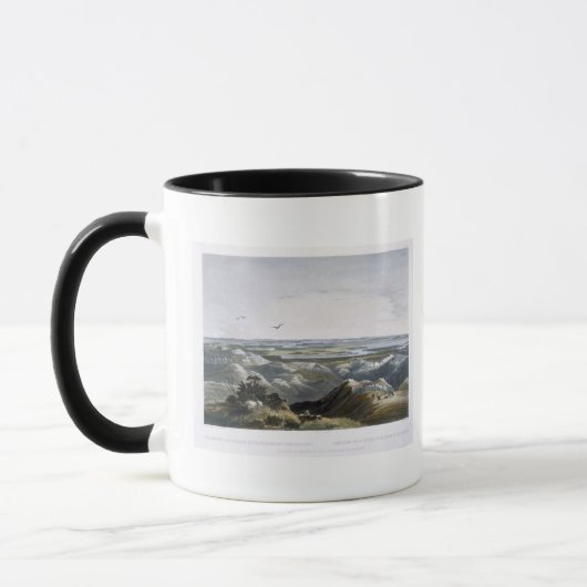 Mug Jonction de la rivière en pierre jaune avec le (Gauche)