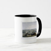Mug Jonction de la rivière en pierre jaune avec le (Devant droit)