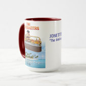 Mug Jonette "The Cerveau" Buffaneers Pirate Design (Devant gauche)