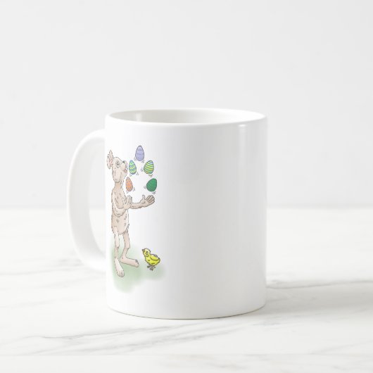 Mug Jonglage Bunny de Pâques (Devant gauche)