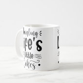 Mug Jongler avec les petites blagues de la vie (Devant gauche)