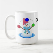 Mug Jongler Snowman (Gauche)