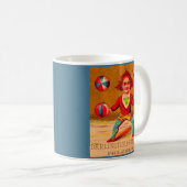 Mug Jongleur de cartes de commerce victorien Darlingto (Devant droit)