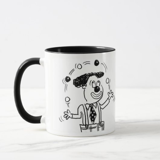 Mug Jongleur de clown de cirque (Gauche)