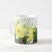 Mug Jonquille jaune ensoleillée (Devant gauche)