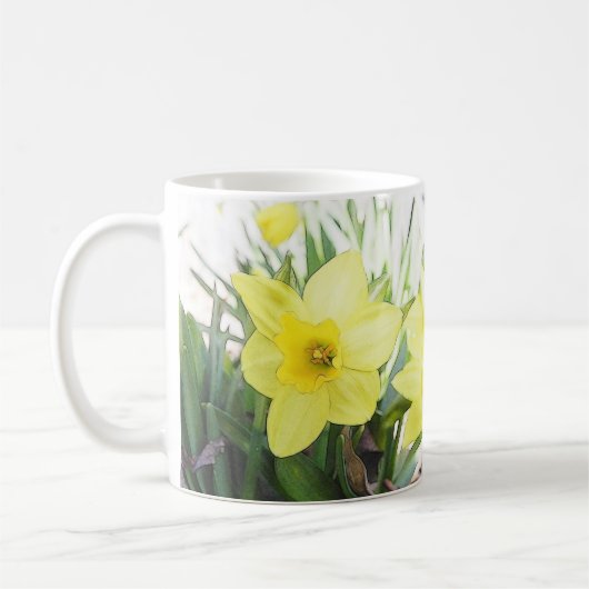 Mug Jonquille jaune ensoleillée (Gauche)