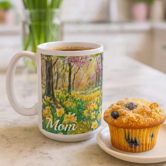 Mug Jonquilles de printemps maman