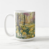 Mug Jonquilles Maman en Fleur de Printemps (Gauche)