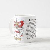 Mug Jorgensen, l'origine, la signification et la crête (Devant gauche)