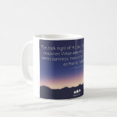 Mug Joseph Campbell cite la nuit noire de l'âme (Devant gauche)