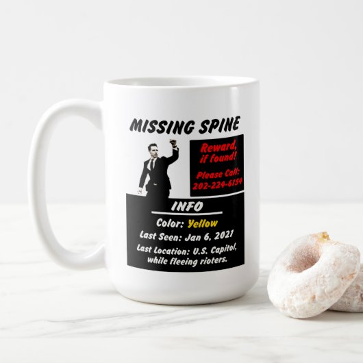 Mug Josh Hawley Raté Spine (Avec donut)
