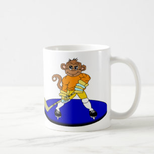Mug Josh le singe de hockey sur glace