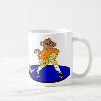 Mug Josh le singe de hockey sur glace