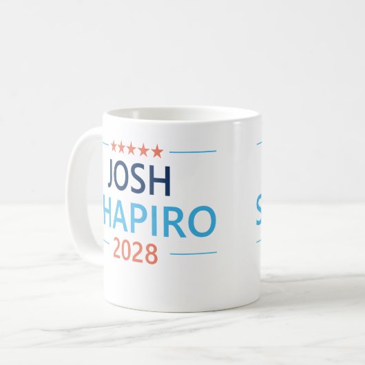 Mug Josh Shapiro 2028 (Devant gauche)