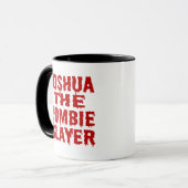 Mug Joshua Le calque Zombie (Devant gauche)