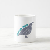 Mug Joshua Tree quail bird park logo (Centre)