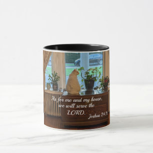 Mug Josué 24:15 Quant à moi et à ma maison, nous servi
