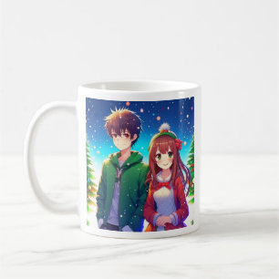 Mug Jote Anime Couple Noël