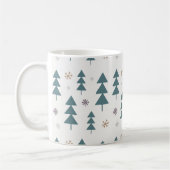 Mug Jote Boho Pastel sapin de Noël Vacances boisées (Gauche)