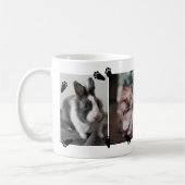 Mug Jote Bunny Empreintes de pattes Quatre animaux de (Gauche)