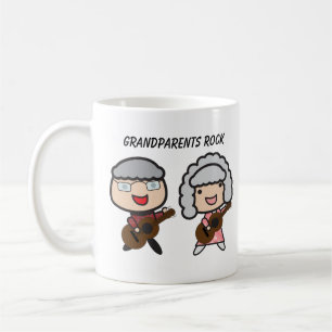 Mug Jote Grand-Parents Rock Grand-Parent Jour Personna