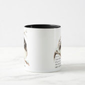 Mug Jote Junco Bird, Écriture, Matt 11:28, Repos (Centre)