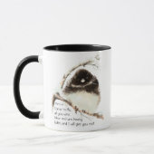 Mug Jote Junco Bird, Écriture, Matt 11:28, Repos (Gauche)