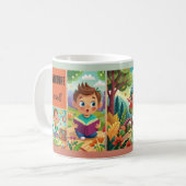 Mug Jote Kid Illustrations personnalisées Adventure Mu (Devant gauche)