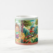 Mug Jote Kid Illustrations personnalisées Adventure Mu (Centre)