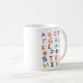 Mug Jote Kids ABC Anglais Alphabet Enseignant (Devant droit)