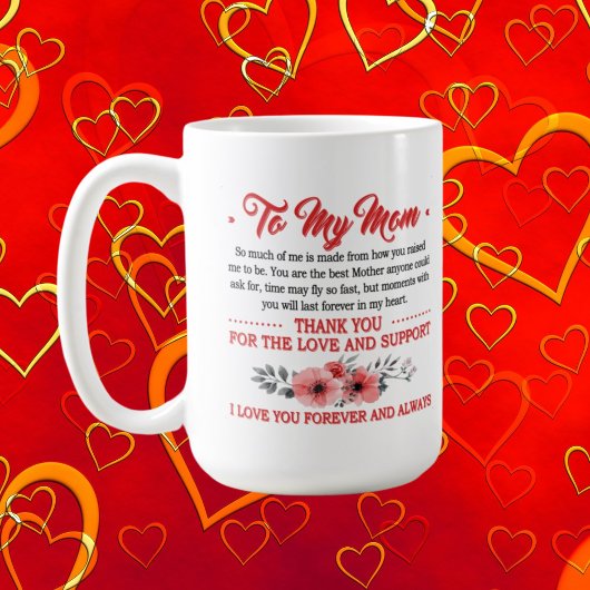 Mug Jote Maman poème ajouter monogramme