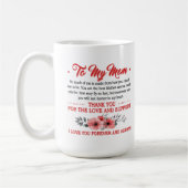 Mug Jote Maman poème ajouter monogramme (Gauche)